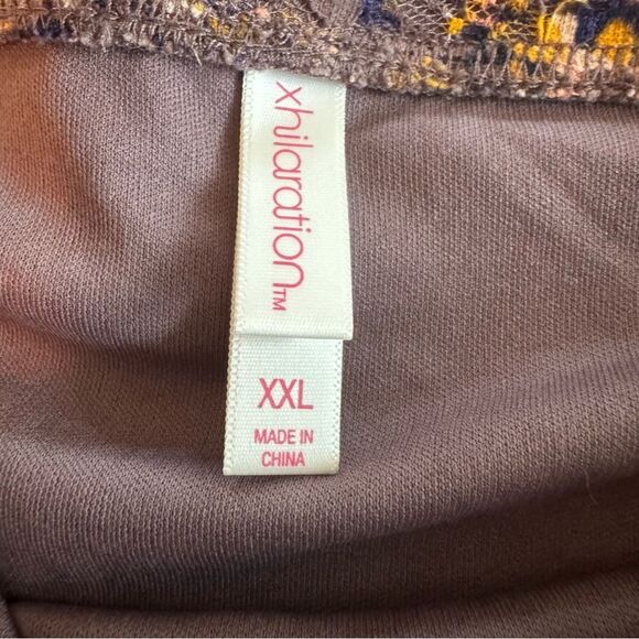 Xhilaration Summer Spring Floral Lace Dress Size XXL Purple Fit and Flare - Picture 5 of 11